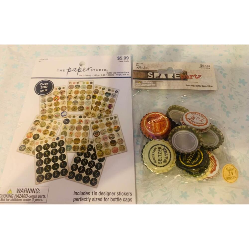 The Paper Studio- Bottle Caps